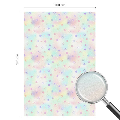 Glas in lood folie voor raam Regenboogpatronen