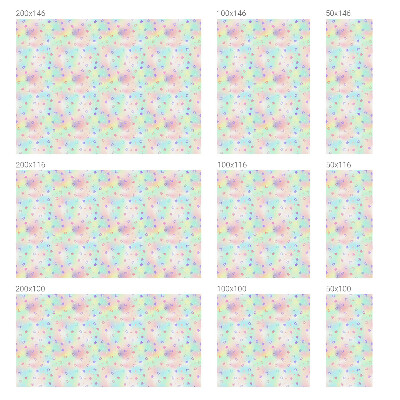 Glas in lood folie voor raam Regenboogpatronen