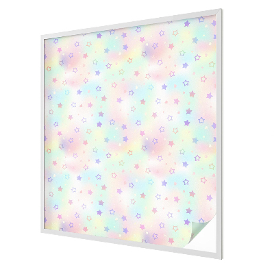 Glas in lood folie voor raam Regenboogpatronen