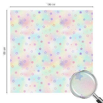 Glas in lood folie voor raam Regenboogpatronen