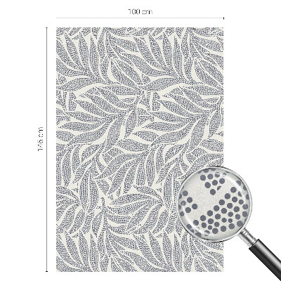 Glas in lood raamfolie Bladdruppels