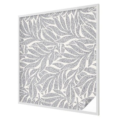 Glas in lood raamfolie Bladdruppels