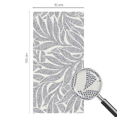 Glas in lood raamfolie Bladdruppels