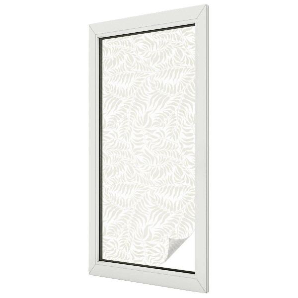 Zelfklevende raamfolie glas in lood Bladrijke elegantie