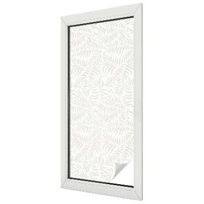 Zelfklevende raamfolie glas in lood Bladrijke elegantie