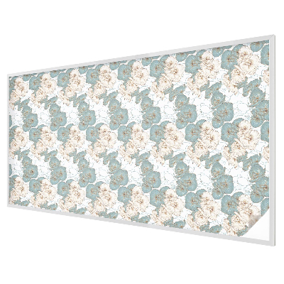 Glas in lood folie voor raam Delicate bloemen