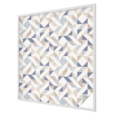 Melkglas folie met glas in lood effect Geometrische patronen