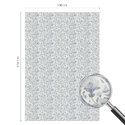 Glas in lood raamfolie Bloemenpatroon