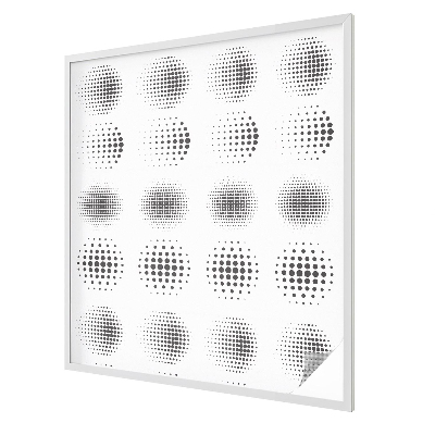 Glas in lood folie voor raam Gestippelde cirkels