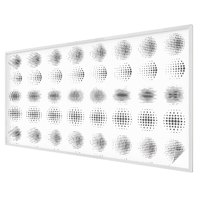 Glas in lood folie voor raam Gestippelde cirkels