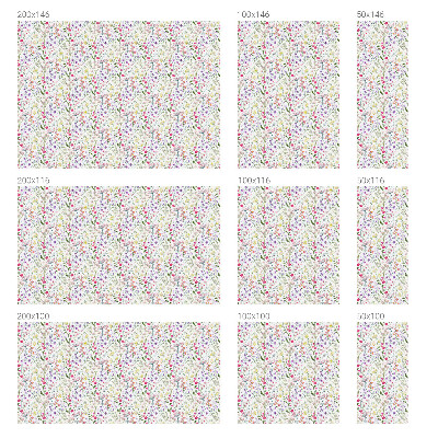 Zelfklevende raamfolie glas in lood Bloemenweide