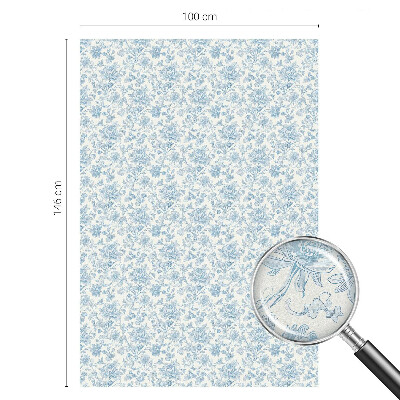 Glas in lood raamfolie Bloemenpatroon