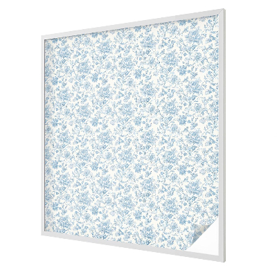 Glas in lood raamfolie Bloemenpatroon