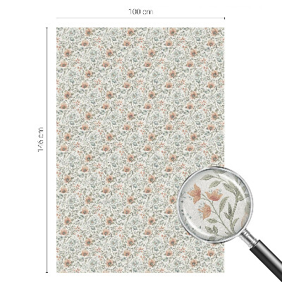 Privacy folie raam Bloemenpatroon