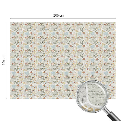 Glas in lood raamfolie Een idyllisch dorpje