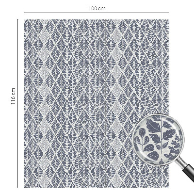 Glas in lood raamfolie Gepatroneerde bladeren