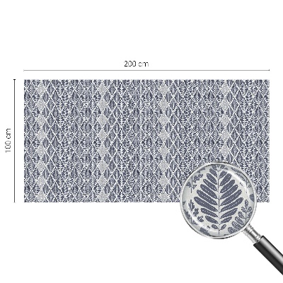 Glas in lood raamfolie Gepatroneerde bladeren