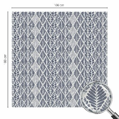 Glas in lood raamfolie Gepatroneerde bladeren