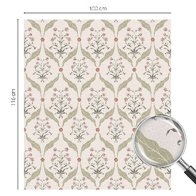 Privacy folie raam Bloemenpatroon