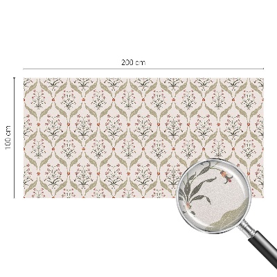 Privacy folie raam Bloemenpatroon