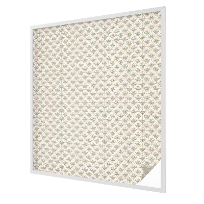 Glas in lood folie voor raam Plantenornamenten