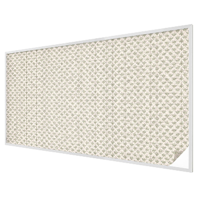 Glas in lood folie voor raam Plantenornamenten