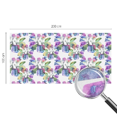 Zelfklevende raamfolie glas in lood Kleurrijke abstractie