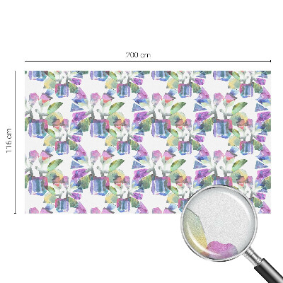 Zelfklevende raamfolie glas in lood Kleurrijke abstractie