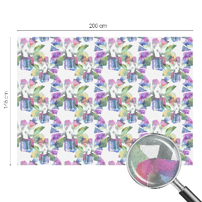 Zelfklevende raamfolie glas in lood Kleurrijke abstractie