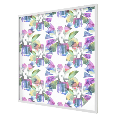 Zelfklevende raamfolie glas in lood Kleurrijke abstractie