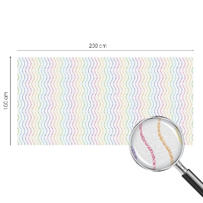 Privacy folie raam Regenbooglijnen