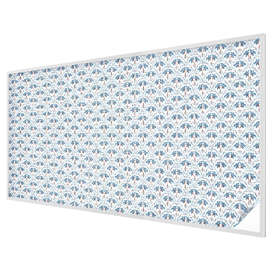 Glas in lood folie voor raam Blauwe palmbomen