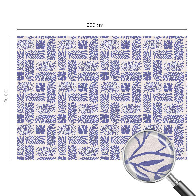 Glas in lood raamfolie Plantenpatronen