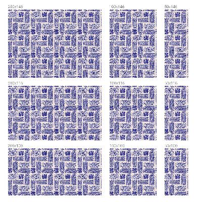 Glas in lood raamfolie Plantenpatronen