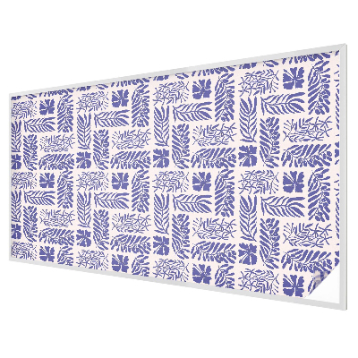 Glas in lood raamfolie Plantenpatronen