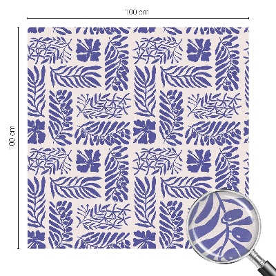 Glas in lood raamfolie Plantenpatronen