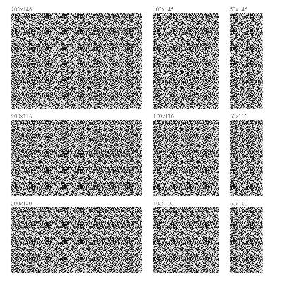 Glas in lood raamfolie Geometrische bladeren