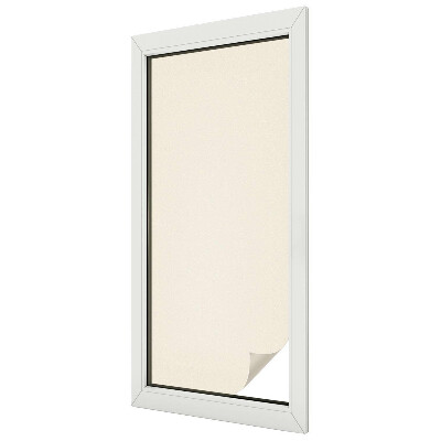 Glas in lood folie voor raam Beige tint