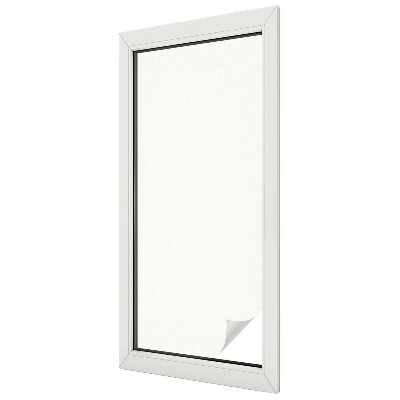 Melkglas folie met glas in lood effect Delicaat wit