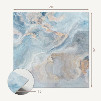 Vinyl tegels zelfklevend Abstract golfmotief