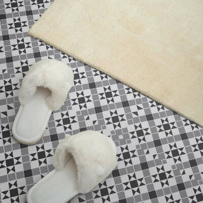 Vinyl tegels zelfklevend Een stermotief in een geometrische vorm