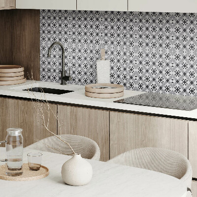 Vinyl tegels zelfklevend Een stermotief in een geometrische vorm