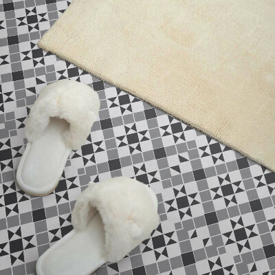 Vinyl tegels zelfklevend Een stermotief in een geometrische vorm