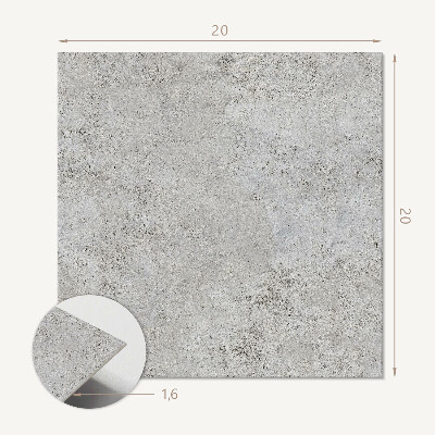 Zelfklevende vinyltegels Betonmotief in ruwe stijl