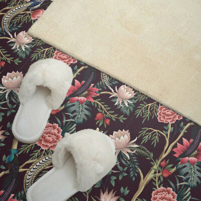 Vinyl tegels zelfklevend Bloemenmotief met vogels