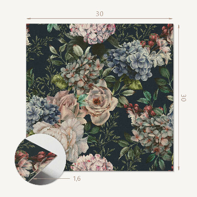 Zelfklevende vinyltegels Plantenpatroon