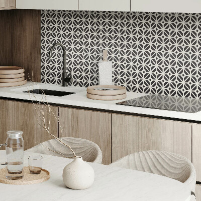 Pvc tegels Abstracte ruiten in een geometrische compositie