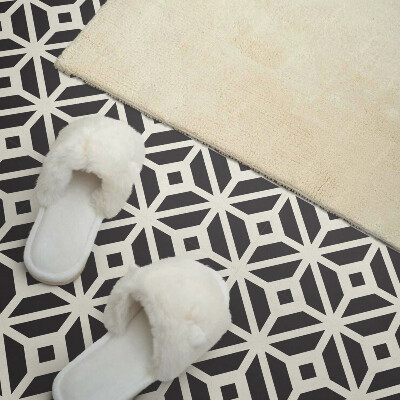 Pvc tegels Abstracte ruiten in een geometrische compositie