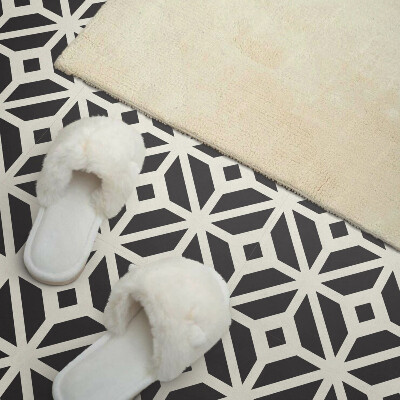 Pvc tegels Abstracte ruiten in een geometrische compositie