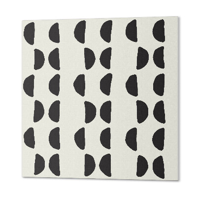 Vinyl tegels zelfklevend Creatieve halve manen in abstracte stijl